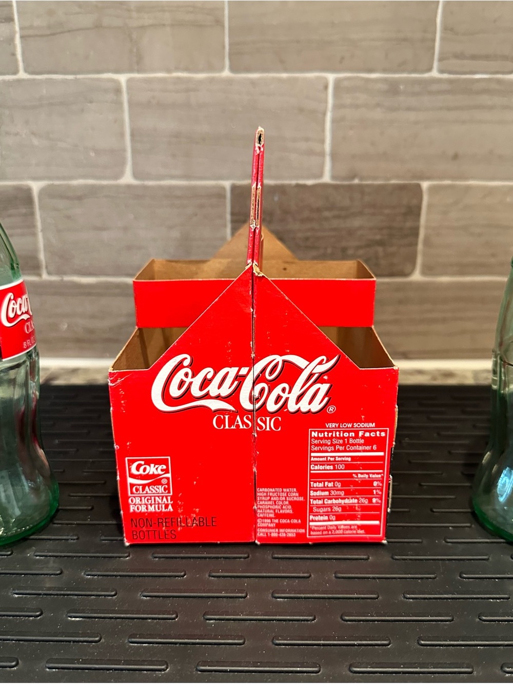 Vintage 1999Coca-Cola Racing Family 6-Pack Bottle Carrier and 2 Empty Bottles - Picture 7 of 15
